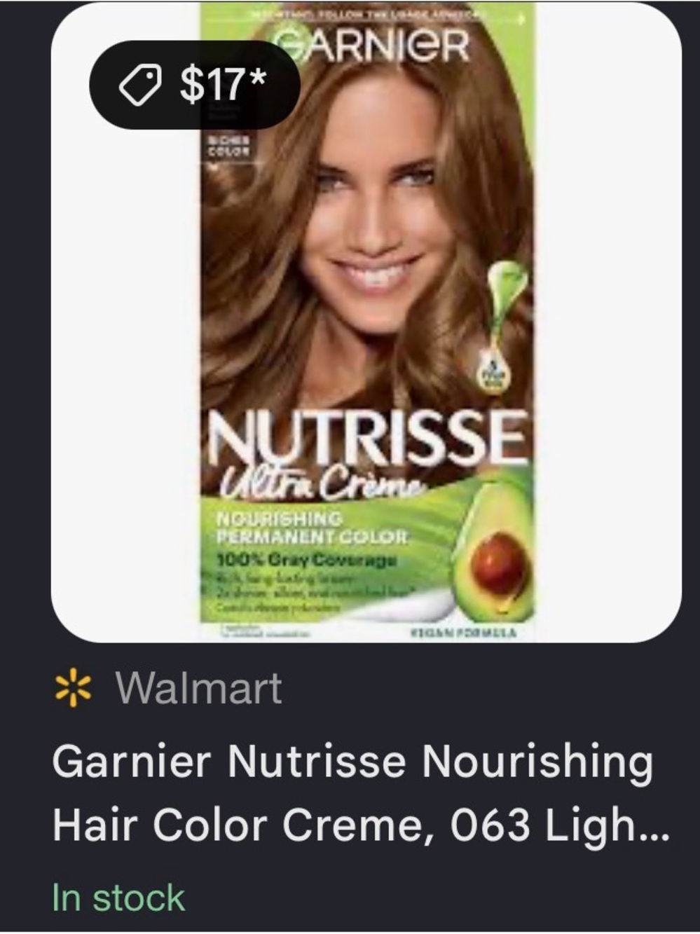 Garnier Nutrisse Hair Color Light Golden Brown